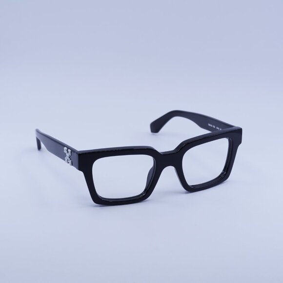 Off-White OERI14C CLIP ON 1025 Sunglasses Black Square Frame, Clear/Red Lenses - Picture 4 of 12
